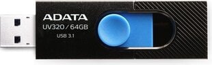 Adata AUV320-64G-RBKBL цена и информация | USB накопители | 220.lv