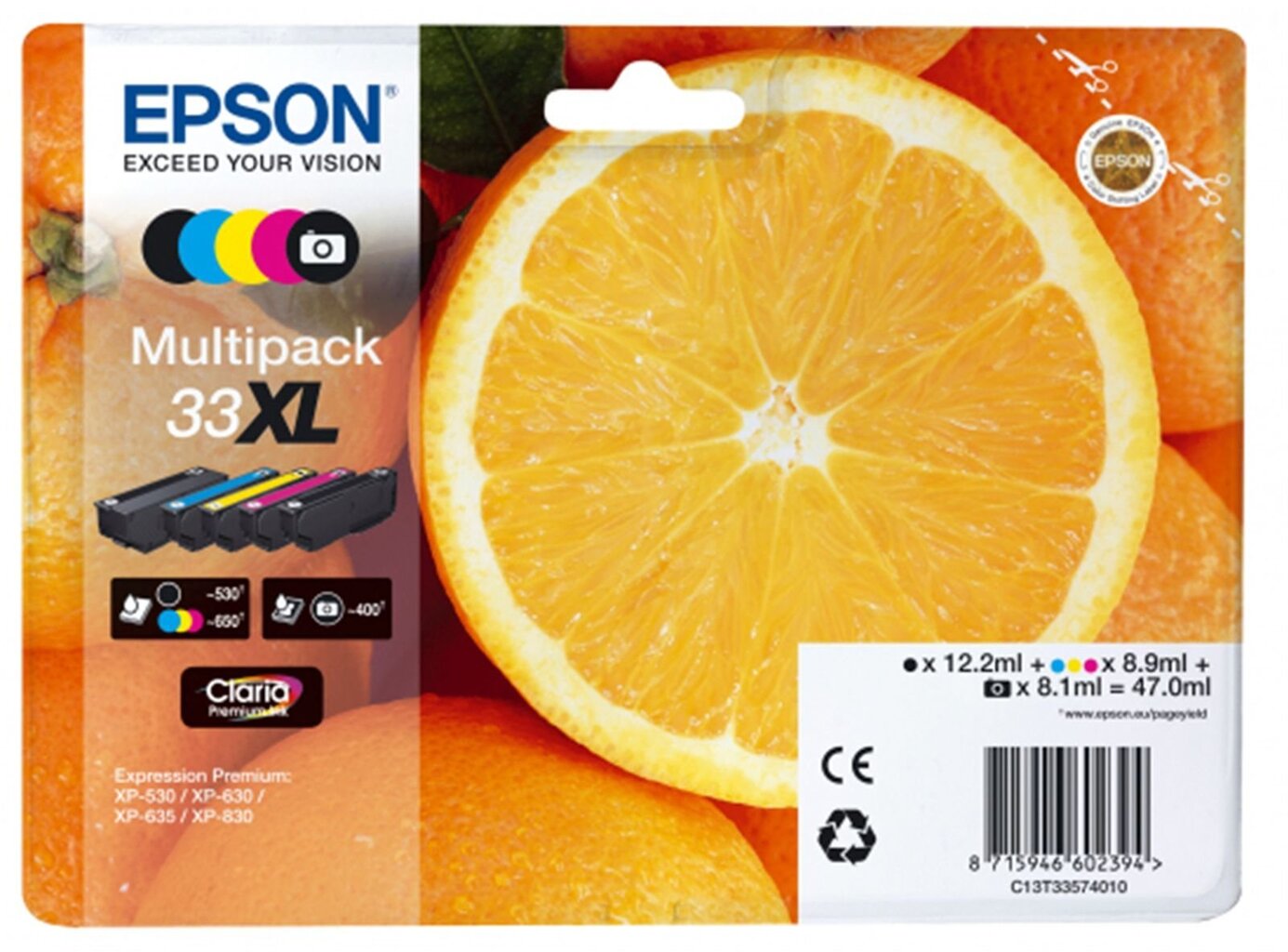 EPSON Multipaka Oranges not alarmed cena un informācija | Tintes kārtridži | 220.lv