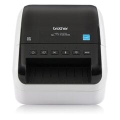 Brother QL-1110NWB Mono, Thermal,  Label Printer, Wi-Fi, White цена и информация | Принтеры | 220.lv