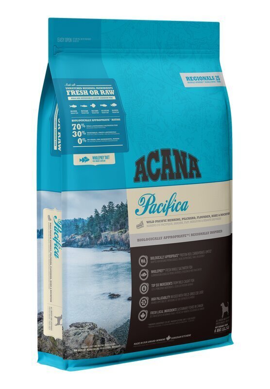 Acana Pacifica Dog visu šķirņu suņiem, 2 kg цена и информация | Sausā barība suņiem | 220.lv