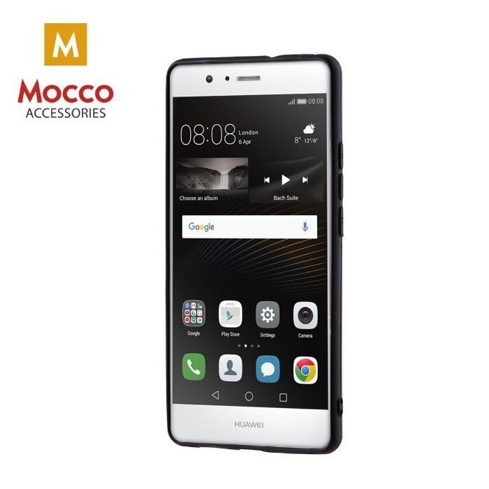 Aizsargvāciņš Mocco Ultra Slim Soft Matte 0.3 mm, piemērots Huawei P20 telefonam, melns cena un informācija | Telefonu vāciņi, maciņi | 220.lv