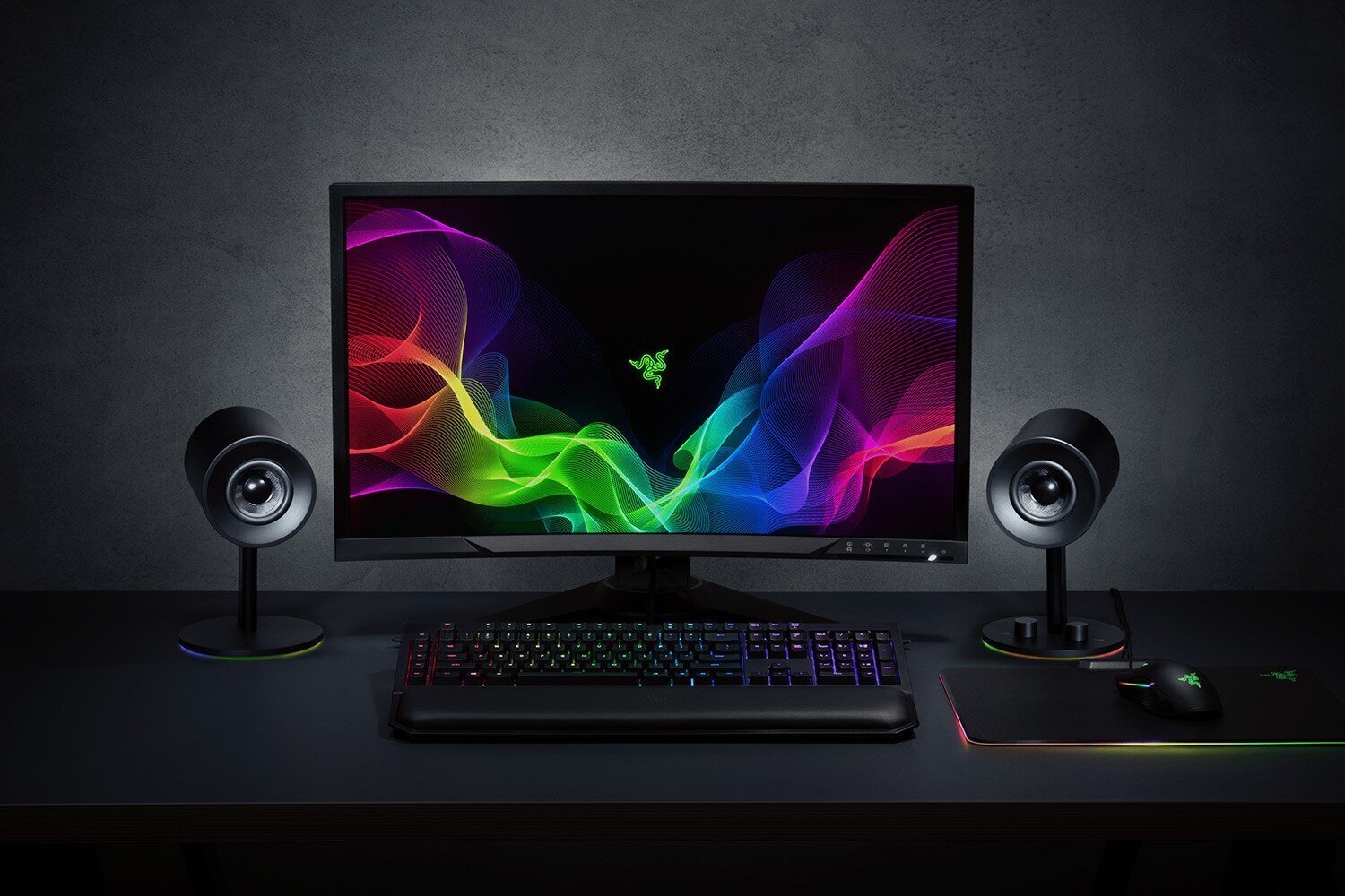 Razer Nommo 2.0 Chroma RGB, melns cena un informācija | Skaļruņi | 220.lv