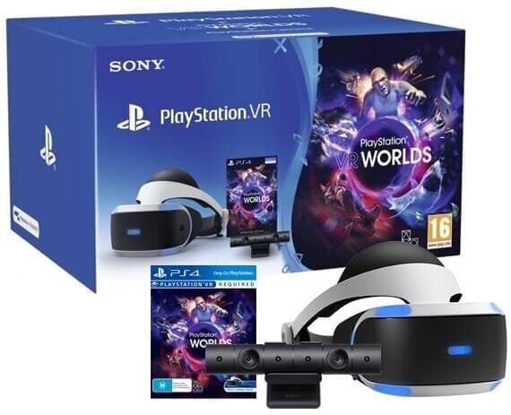 Sony PlayStation VR V2 Starter Pack (Camera V2 + VR Worlds + PS5 Adapter) cena un informācija | VR brilles | 220.lv