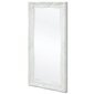 vidaXL baroka stila sienas spogulis, 100x50 cm, balts cena un informācija | Spoguļi | 220.lv