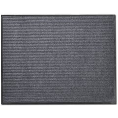 Pelēks durvju paklājs, PVC 90 x 60 cm цена и информация | Придверный коврик | 220.lv