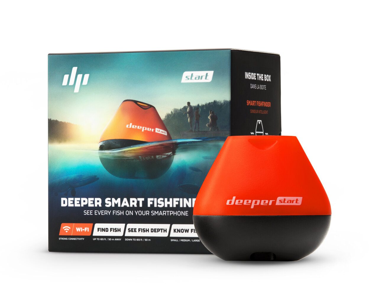 Deeper Start Smart Fishfinder Orange цена и информация | Smart ierīces un piederumi | 220.lv