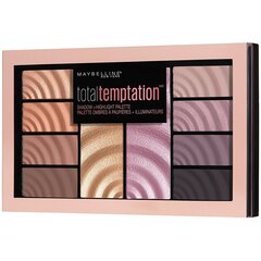 Палетка теней и хайлайтеров maybelline new york total temptation <br /> maybelline цена и информация | Бронзеры (бронзаторы), румяна | 220.lv