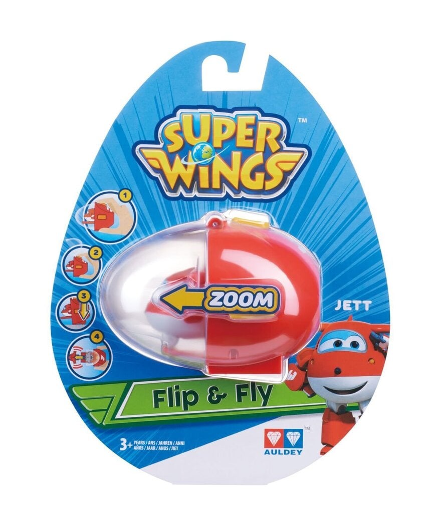 Lidmašīna ar starta mehānismu Super Wings Jett cena un informācija | Rotaļlietas zēniem | 220.lv