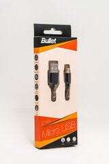 Кабель Bullet micro USB 2.0, 1 м цена и информация | Кабели для телефонов | 220.lv