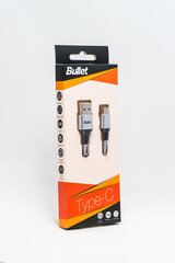USB-кабель Bullet Type-C, 1 м цена и информация | Кабели для телефонов | 220.lv
