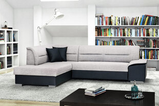 Мягкий угловой диван Verso, черный / серый цена и информация | Угловые диваны | 220.lv