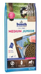 Bosch Petfood Medium Junior 15kg цена и информация |  Сухой корм для собак | 220.lv