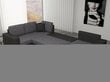 Mīksts stūra dīvāns Marco, pelēks / melns цена и информация | Stūra dīvāni | 220.lv