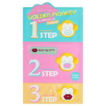 Zelta en Monkey trīsfāzu lūpu maska ​​(Glamour Lip 3-Step Kit) 30 g цена и информация | Lūpu krāsas, balzāmi, spīdumi, vazelīns | 220.lv