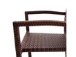 Krēsls Patio Loretta, brūns cena un informācija | Dārza krēsli | 220.lv