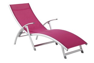 Patio sauļošanās krēsls, rozā cena un informācija | Sauļošanās krēsli | 220.lv