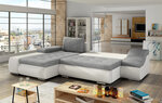 Мягкий угловой диван  Ontārio , песочный / белый