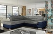 Mīksts stūra dīvāns Verso, pelēks / zils cena un informācija | Stūra dīvāni | 220.lv