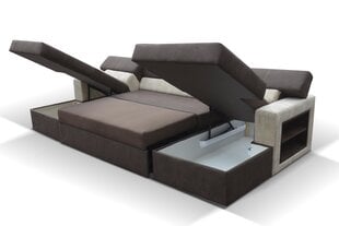  Yниверсальный мягкий диван в Markos,коричневый / кремовый цена и информация | Угловые диваны | 220.lv