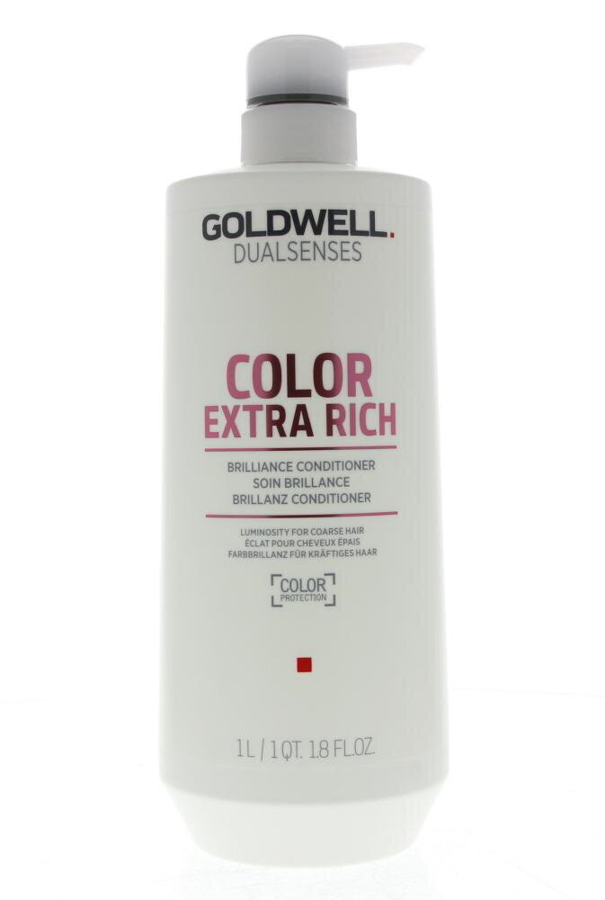 Kondicionieris krāsotiem matiem Goldwell Color Extra Rich, 1000 ml cena un informācija | Matu kondicionieri, balzāmi | 220.lv