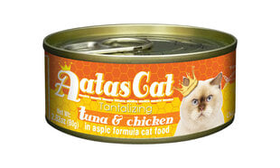 Aatas Cat Tantalizing Tuna & Chicken консервы для кошек 80г цена и информация | Консервы для котов | 220.lv