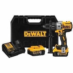 Akumulatora triecienurbjmašīna DCD996P2, bezsuku motors, 18 V/5,0 Ah, DeWalt цена и информация | Шуруповерты, дрели | 220.lv