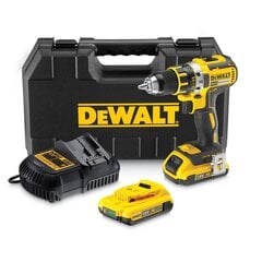 Аккумуляторная дрель DCD790D2, бесщеточный мотор, 18 В /2 x 2,0 Ач, DeWalt цена и информация | Шуруповерты, дрели | 220.lv