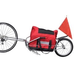 Velosipēda piekabe ar vienu riteni, maiss bagāžai 40 kg цена и информация | Прицепы для велосипеда | 220.lv