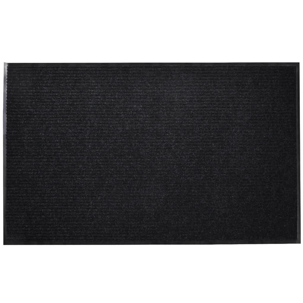 Melns Durvju Paklājs 90 x 150 cm PVC cena un informācija | Kājslauķi | 220.lv