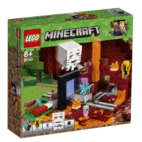 21143 LEGO® Minecraft The Nether portāls цена и информация | Konstruktori | 220.lv