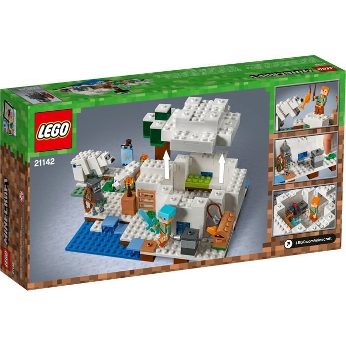 21142 LEGO® Minecraft The Polar Igloo cena un informācija | Konstruktori | 220.lv