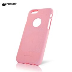 Mercury Soft feeling Super Plāns TPU Matētas virsmas aizmugures maks-apvalks priekš Samsung J330F Galaxy J3 (2017) Rozā cena un informācija | Telefonu vāciņi, maciņi | 220.lv