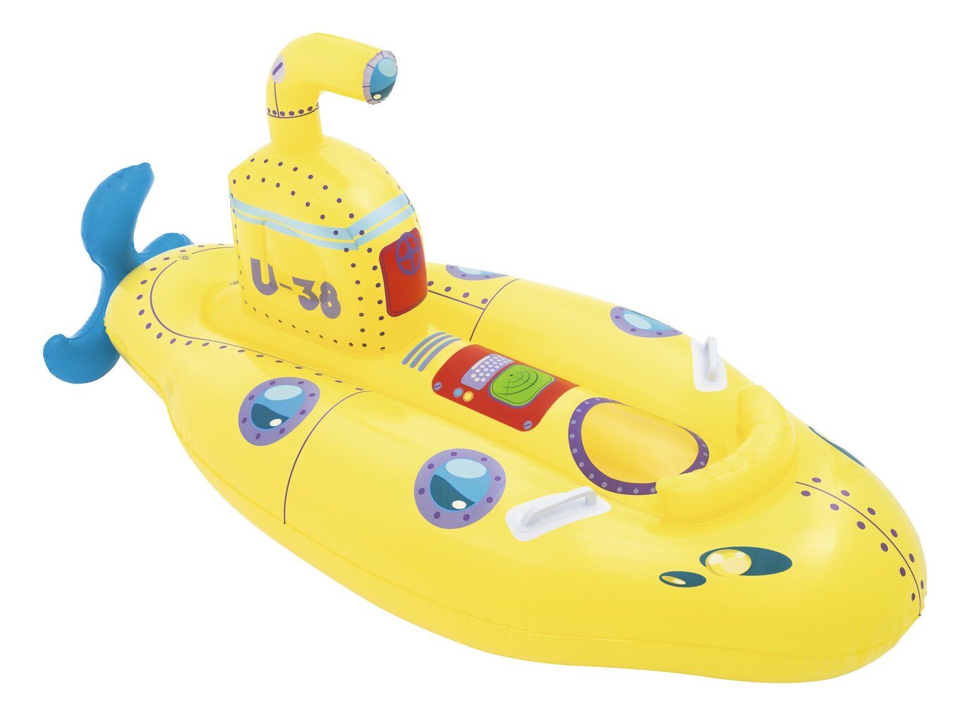 Piepūšamais plosts Bestway Unsinkable Submarine Rider, 1,65 m x 86 cm cena un informācija | Piepūšamās rotaļlietas un pludmales preces | 220.lv