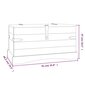 vidaXL koka lāde, 91x49,5x47 cm, Meksikas Corona stila priežkoks cena un informācija | Veļas grozi un mantu uzglabāšanas kastes | 220.lv