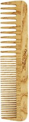 Деревянная расческа для волос с узкими и широкими зубьями Tek Natural  цена и информация | Расчески, щетки для волос, ножницы | 220.lv