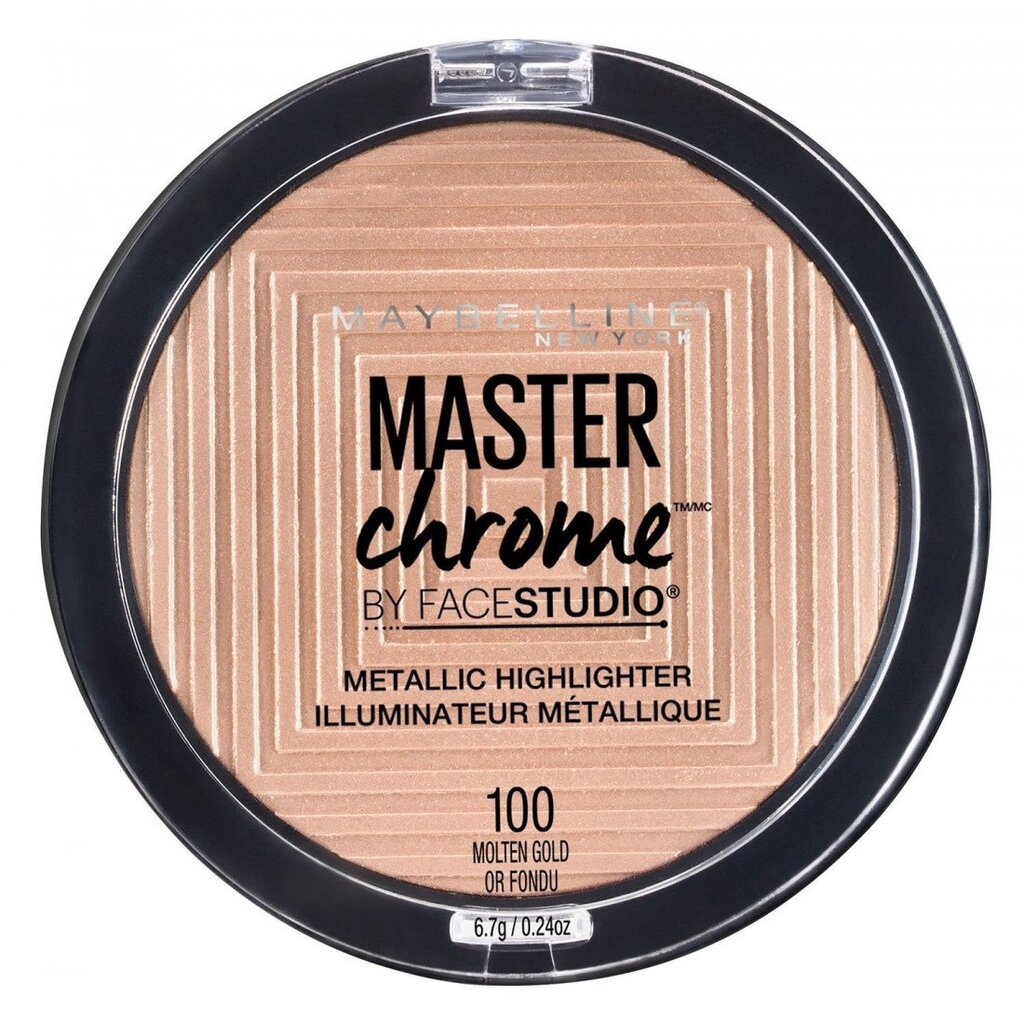 Balinošs līdzeklis Maybelline Master Chrome Metal 6,7 g cena un informācija | Bronzeri, vaigu sārtumi | 220.lv