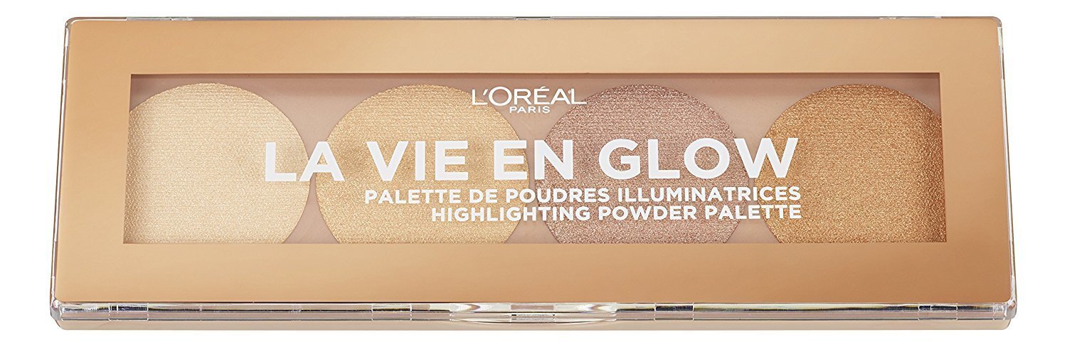 Spīdumu piešķiroša līdzekļa palete L'Oreal Paris Woke Up Like This La Vie En Glow 5 g, 02 Sunrise cena un informācija | Bronzeri, vaigu sārtumi | 220.lv