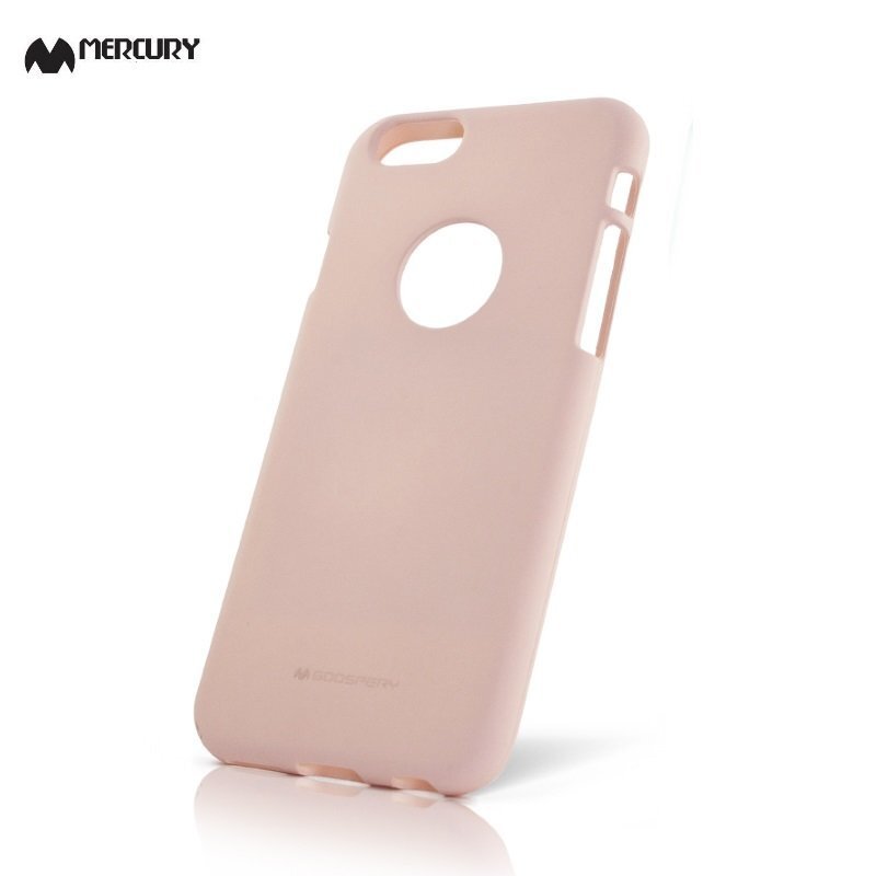 Mercury Soft feeling Super Plāns TPU Matētas virsmas aizmugures maks-apvalks priekš Samsung G965F Galaxy S9 Plus Smilšu rozā цена и информация | Telefonu vāciņi, maciņi | 220.lv