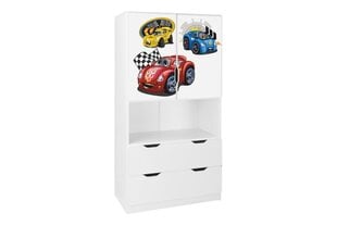 Шкаф Ami с дверцами 2, 45x80x160 см цена и информация | Полки для книг и игрушек | 220.lv