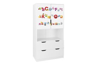 Полка Ami с дверьми 15, 45x80x160 см цена и информация | Полки для книг и игрушек | 220.lv