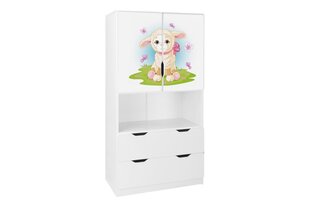Полка Ami с дверьми 31, 45x80x160 см цена и информация | Полки для книг и игрушек | 220.lv