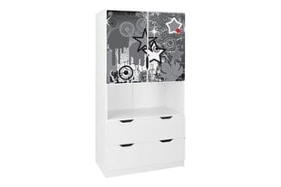 Шкаф Ami с дверцами 36, 45x80x160 см цена и информация | Полки для книг и игрушек | 220.lv