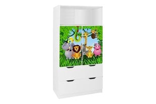 Шкаф Ami с дверцами 1B, 45x80x160 см цена и информация | Полки для книг и игрушек | 220.lv