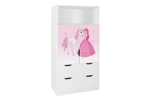 Шкаф Ami с дверцами 3B, 45x80x160 см цена и информация | Полки для книг и игрушек | 220.lv
