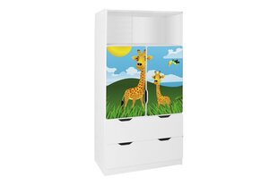 Полка Ami с дверями 59B, 45x80x160 см цена и информация | Полки для книг и игрушек | 220.lv
