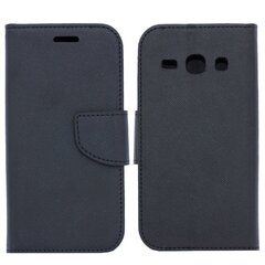 Telone Fancy Diary Book Case ar stendu Huawei Mate 10 Lite / Nova 2i / G10 sāniski atverams Melns cena un informācija | Telefonu vāciņi, maciņi | 220.lv