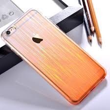 Aizsargmaciņš DEVIA Apple iPhone 6/6s Plus Azure soft case Orange cena un informācija | Telefonu vāciņi, maciņi | 220.lv