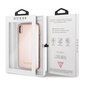 Guess case for iPhone X / XS GUHCPXIGLRG pink-gold hard case Iridescent cena un informācija | Telefonu vāciņi, maciņi | 220.lv