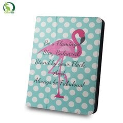 Универсальный чехол для планшетов Flamingo and dots 9-10" цена и информация | Чехлы для планшетов и электронных книг | 220.lv