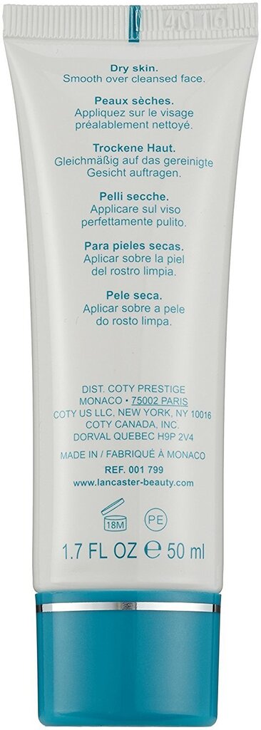 Sejas krēms Lancaster Aqua Milk (50 ml) cena un informācija | Sejas krēmi | 220.lv